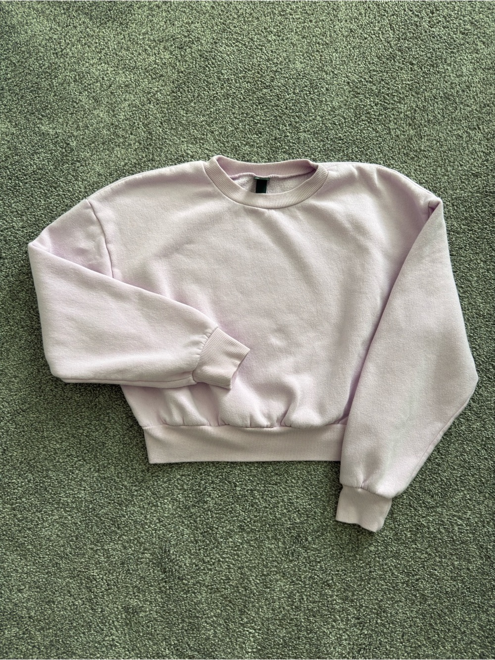 wild fable Cropped Crewneck Sweatshirt - Light Lavender